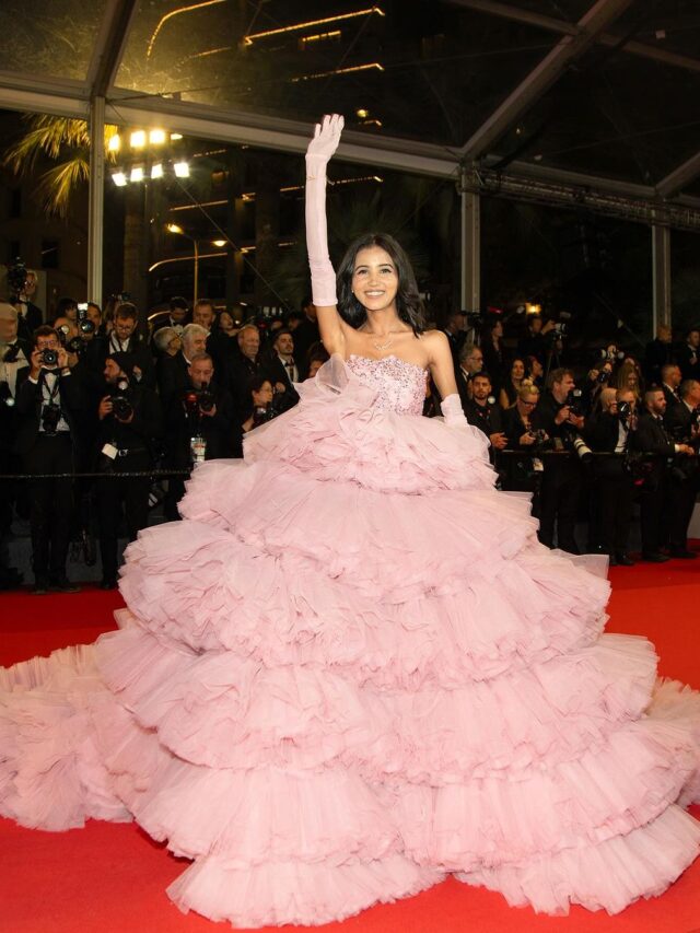 Nancy Tyagi made her own dress Cannes Film Festival