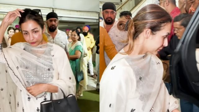 Malaika Arora Father Prayer Meet